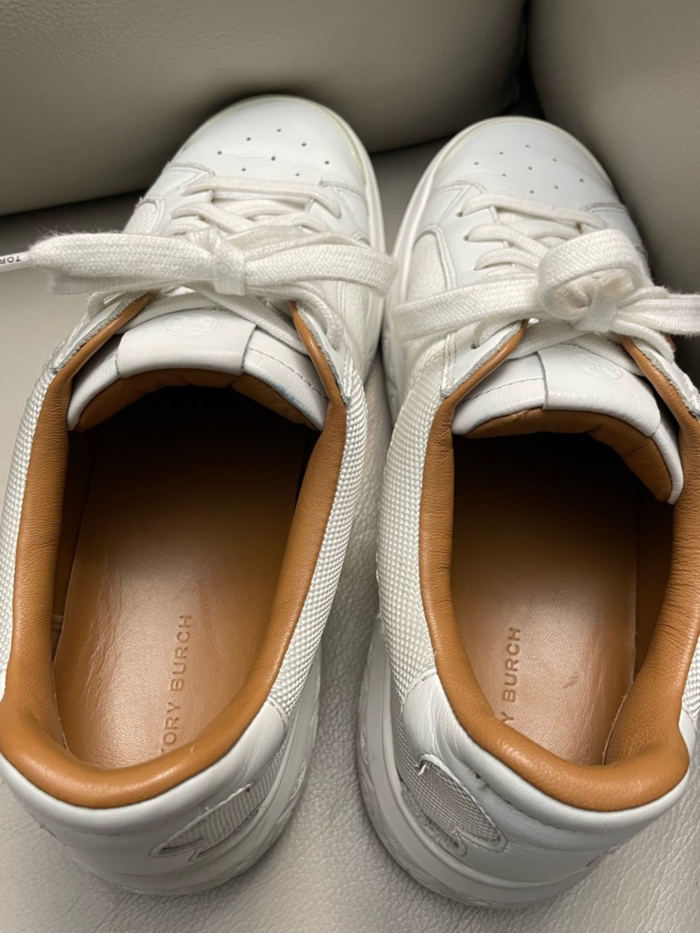 Tory Burch Ladybug Sneakers in White Size 9 - Picture 2 of 7